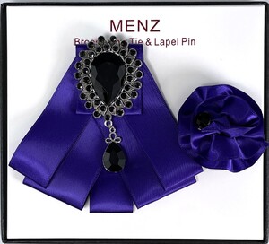 BOWTIE LAPEL COMBO BLC-PURPLE
